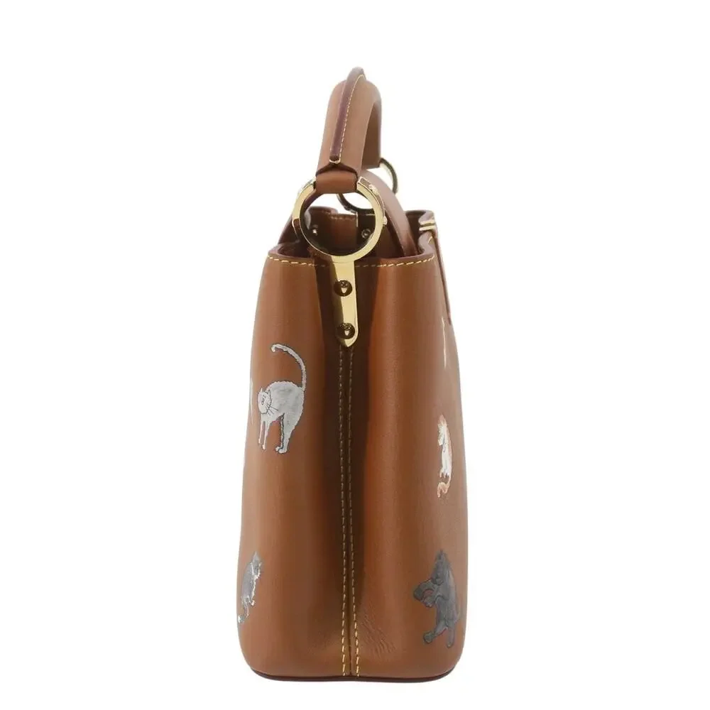 Louis Vuitton Catogram Capucines BB Bag LV Cat Rare Limited Edition Leather